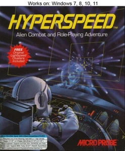 Hyperspeed PC Game 1991 MicroProse Windows 10 11 - Picture 1 of 2