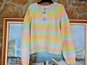 Nuovo Maglione Pullover Pastello Steve Madden BB Dakota Donna Multicolore Taglia M Media - Foto 1 di 8