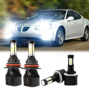 For Pontiac Grand Prix 1997-2003 - 9007 880 LED Headlights Fog lamp Bulbs White - Picture 1 of 12