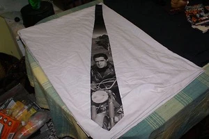 1996 GIG Wear Krawatte "Elvis Presley - Born To Ride". Nagelneu, extrem selten. - Bild 1 von 7