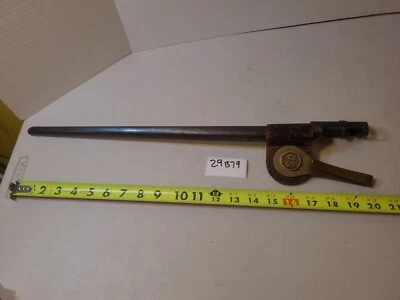 Guerra Civil EE. UU. M-1873 BAYONETA SPRINGFIELD 45-70 TRAMPILLA rifle zócalo rana 29b79 Foto 1 de 4