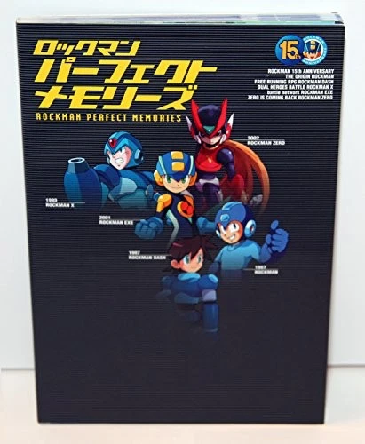 Mega man Rockman Perfect Memories art book 1987-2002 History Data book form JP - Image 1 of 1