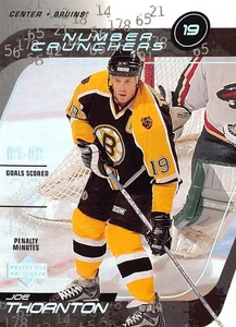 2002-03 Upper Deck Number Crunchers #NC1 Joe Thornton - Picture 1 of 2