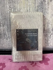 Hudson Park Collection Aurora Standard Pillow Sham 20x28 in Silver - Picture 1 of 2
