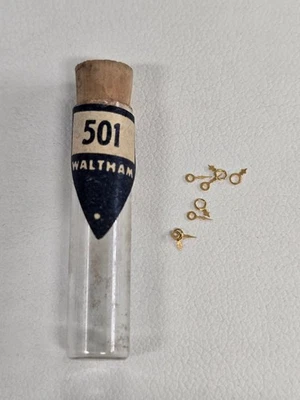 Nuevo Antiguo Stock Genuino Waltham Reloj Pulsera Manecillas Lote #065-066 / Ref.#501 Foto 1 de 4