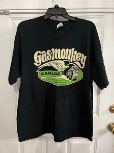 Gas Monkey Garage Dallas Texas Racing Printed Black T-Shirt Herren Gr. L - Bild 1 von 6