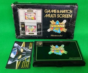 Seltenes NINTENDO Spiel & Uhr PB-59 PINBALL 1983 Multi Screen hergestellt in Japan Arbeiten - Bild 1 von 14