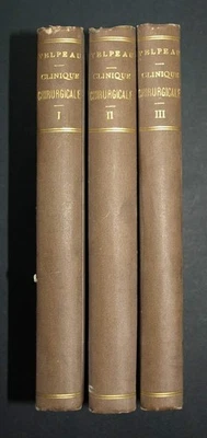 Velpeau, Leçons orales de clinique chirurgicale, Paris Germer Baillière 1840 - Photo 1/3