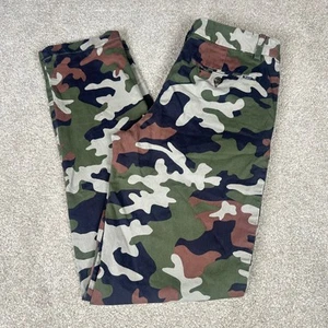 Polo Ralph Lauren Camo Chino Twill Pants 28" W Casual Everyday Wear Youth Sz 16 - Picture 1 of 10