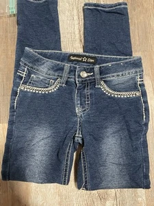 Youth Girls Size 7 Jeans - Picture 1 of 4