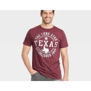 The Lone Star Texas Established 1845 T Shirt mens Small normcore casual classic - Picture 1 of 6