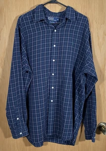 Vtg 90's Polo Ralph Lauren Lowell Sport Men's XL Long Sleeve Button Down Shirt - Picture 1 of 9