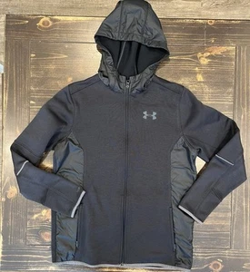 Under armor Coldgear Boys Xl Zip Up Jacket With Hood - Picture 1 of 5