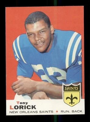 1969 TOPPS FOOTBALL #61 TONY LORICK NEW ORLEANS SAINTS - Image 1 of 2