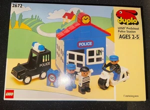 Lego Duplo 2672 Stazione di Polizia Vintage Nuovo In Scatola Sigillata - Foto 1 di 5