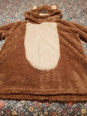 Warm teddy hooded jumper. Size 16/18 - image 1 of 4