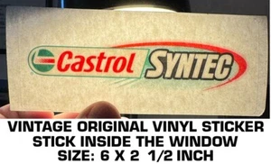 CASTROL SYNTEC OIL - WINDOW VINYL DECAL STICKER - AUTOMOTIVE - Picture 1 of 2