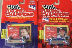 INDY CARS (1996-IRL) Scott Sharp & Arie Luyendyk Racing Champions 1:64 Diecast - Picture 1 of 2
