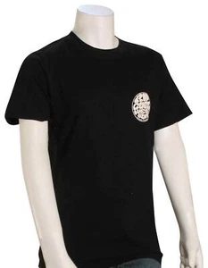 Rip Curl Boy's Wetty Essential T-Shirt - Black - New - Picture 1 of 1