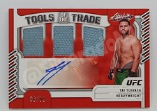 2023 Panini Chronicles UFC Absolute Tools of the Trade Auto Tai Tuivasa #06/99