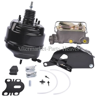 8" Power Brake Booster Master Cylinder Kit for 1966-1971 Ford Fairlane Torrino - Image 1 of 4