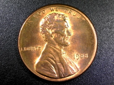 1988 P Lincoln Memorial Cent Cover