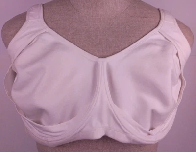 Comfort Choice RN 88842 White Cotton Underwired T Shirt Bra Size 48 DDD     (45) - Image 1 of 4