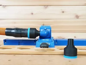Adaptador de polvo de bloqueo de manguera de aspiradora de tienda de 2 1/2" para plantillas de orificios de bolsillo Kreg K5 y K4 - Imagen 1 de 4