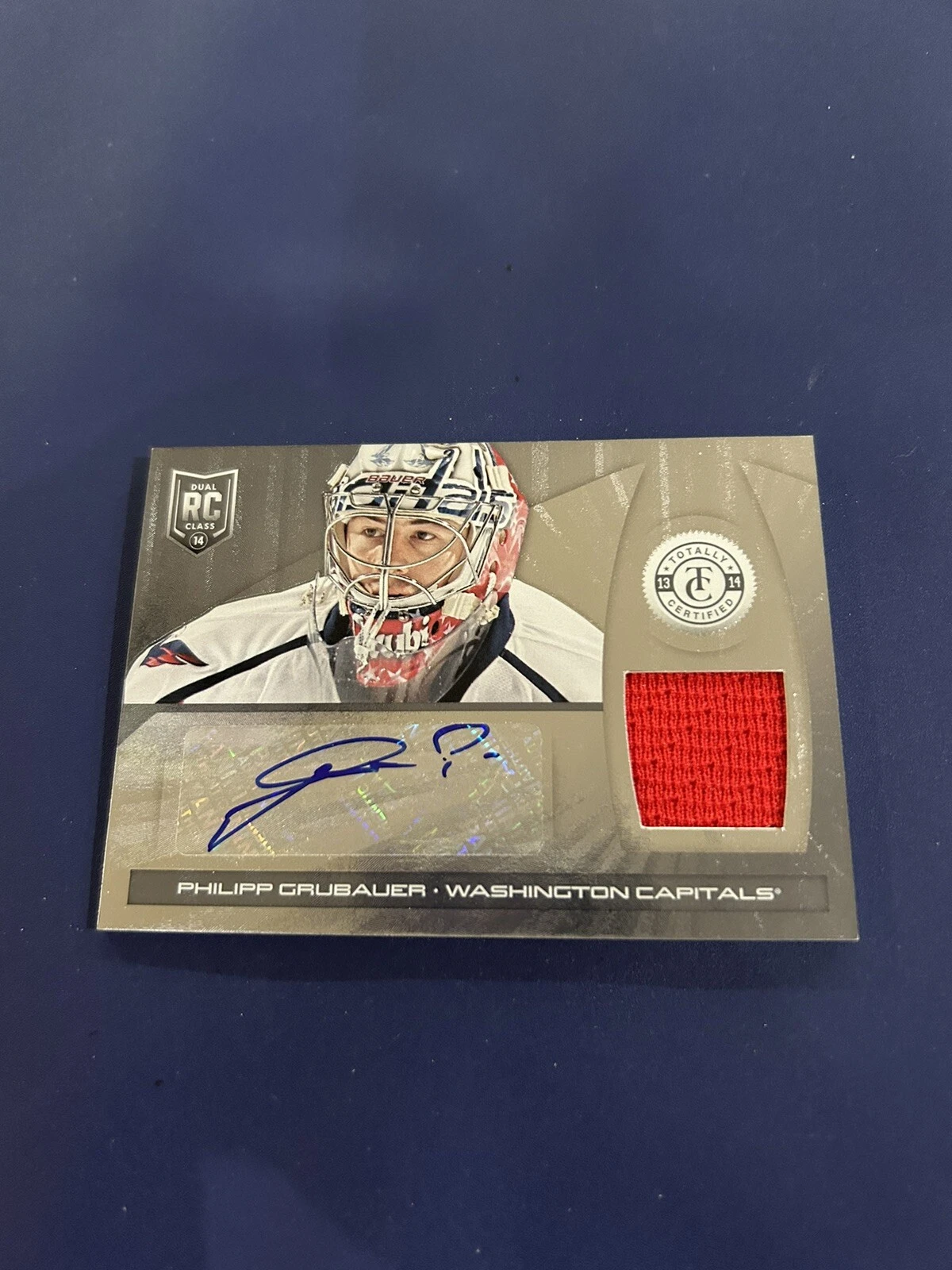 2013-14 Totally Certified Philipp Grubauer #198 Rookie Auto RC