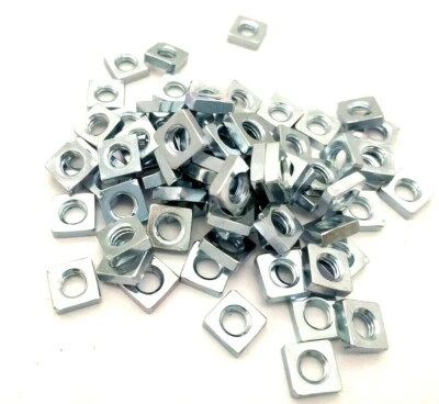 1000x Vierkantmutter Niedrig DIN 562 Edelstahl VA FLACH 4-Kant-Mutter Gewinde - Bild 1 von 3