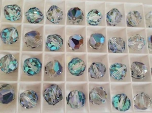 Vintage Swarovski 5300 12mm Round Vitrail Light, Rare (4pcs) - Picture 1 of 2