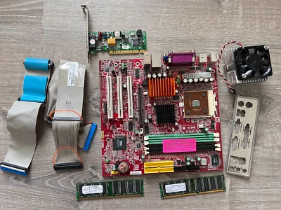 AMD Athlon XP 1600+ MSI KM2M 512MB X2 DDR333/266 Combo  - Image 1 of 4