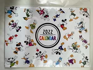 Mickey Mouse & Friends 2022 WALL CALENDAR Jan-Dec - Japanese Disney - Picture 1 of 3