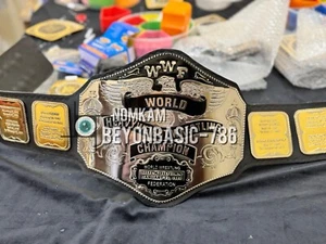 Cintura Hulk Hogan World Heavyweight Wrestling Championship replica 2MM/4MM - Foto 1 di 13
