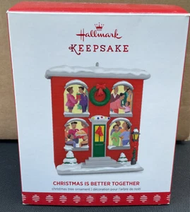 2017 Hallmark Keepsake “Christmas Is Better Together” Christmas Ornament NOS - Picture 1 of 1