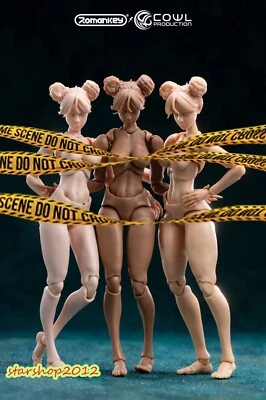 Romankey X COWL 1/12th Action Figure Girl Body 6inch Soldier Model with Head Toy - Image 1 of 4
