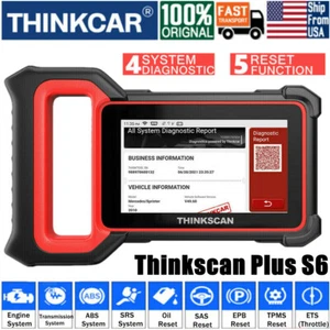 Thinkscan Plus S6 OBD2 Scanner Diagnostic Tool SRS ABS TPMS Oil EPB Code Reader - Picture 1 of 11