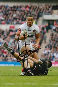 ENGLAND HAND SIGNED LEROY CUDJOE 6X4 PHOTO 4. - Picture 1 of 1