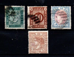 España nº 93/96. Año 1867. Ref 0636 - Imagen 1 de 1
