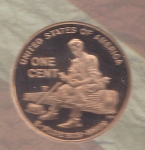 2009-S RAIL SPLITTER PROOF LINCOLN CENT - Bild 1 von 2