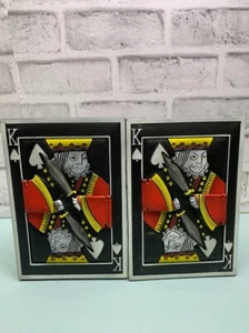 2005 NECA Nightmare Before Christmas Jack Skellington KING OF SPADES PLAQUES - Picture 1 of 7