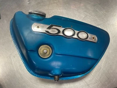 Suzuki T500 T500 R Titan 1971 usado tanque de aceite/cubierta lateral/depósito  Foto 1 de 4