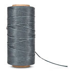 284Yard 150D Waxed Thread String Cord Sewing DIY Craft Leather Stitching Gray
