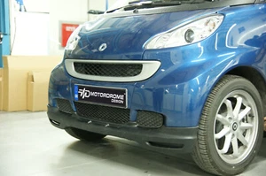 FRONT BUMPER SPOILER FOR SMART FORTWO 451 (2007-2014) ABS GLOSS PLASTIC - Picture 1 of 3