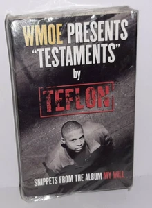 TEFLON Cassette Tape WMOE Testaments EP Promo for My Will Album RAP 1997 SEALED - Picture 1 of 3