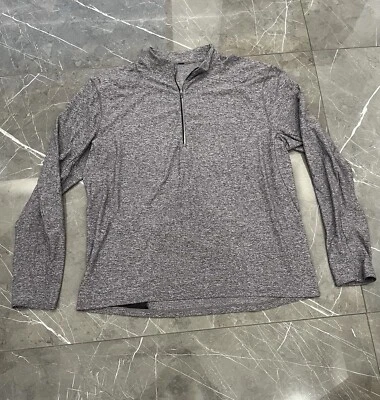 Lululemon Engineered Warmth 1/2 Zip Sweater With Back Pocket Grey XXL - Image 1 of 4