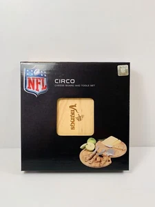 NFL Picnic Time Minnesota Vikings Cheese Board Set Outdoor Accessorie NEW - Picture 1 of 7