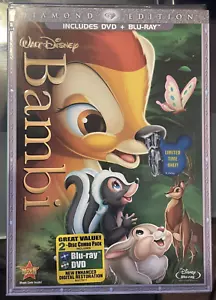 Bambi (Blu-ray/DVD, 2011, 2-Disc Set, Diamond Edition) NEW! Disney OOP - Picture 1 of 1