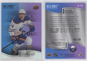 2021-22 Upper Deck Allure Rainbow Blue Purple /199 Dylan Cozens #R-76