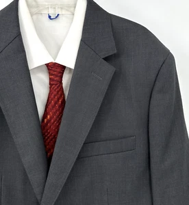 BONOBOS JETSETTER 2 piece suit jacket pants standard fit wool gray 40S 33 X 32 - Picture 1 of 14